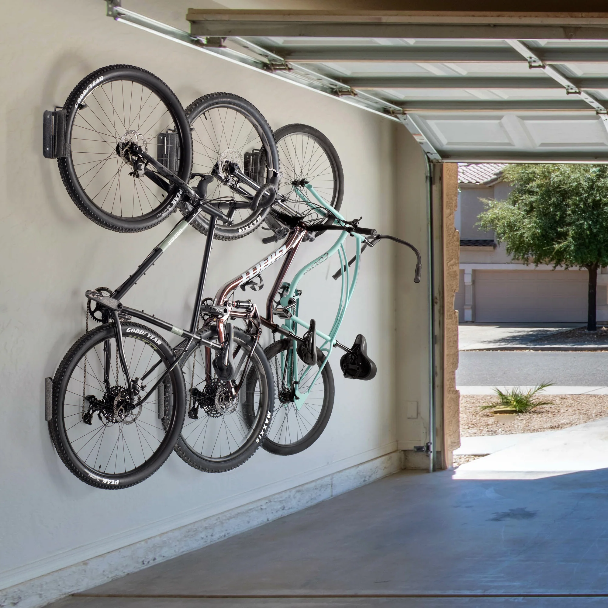 Single Bike Hinge Wall Mount Rack - Image 3